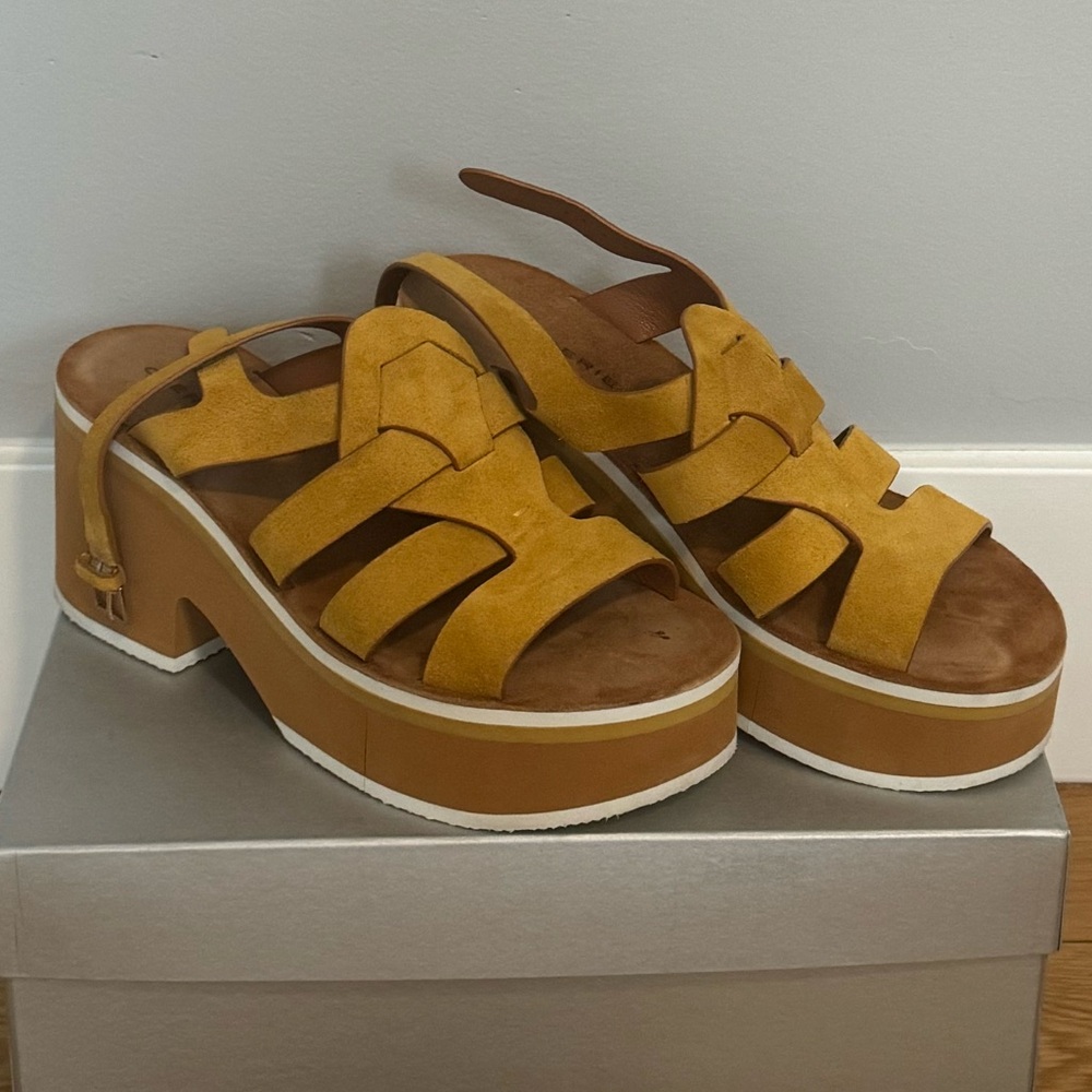 Clergerie Platform Sandals Size 40 1/2 (US 10)
